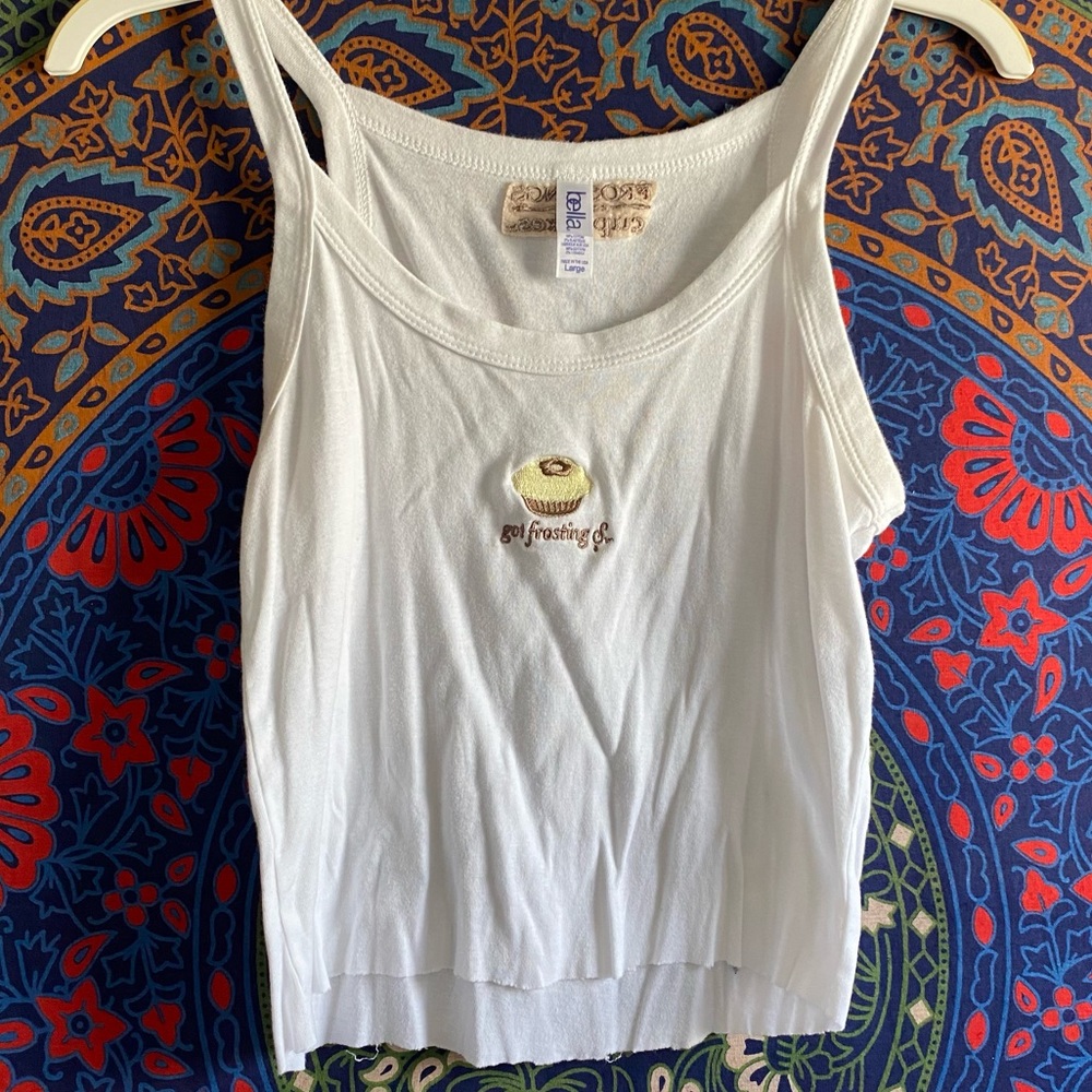 y2k cupcake tank top !!